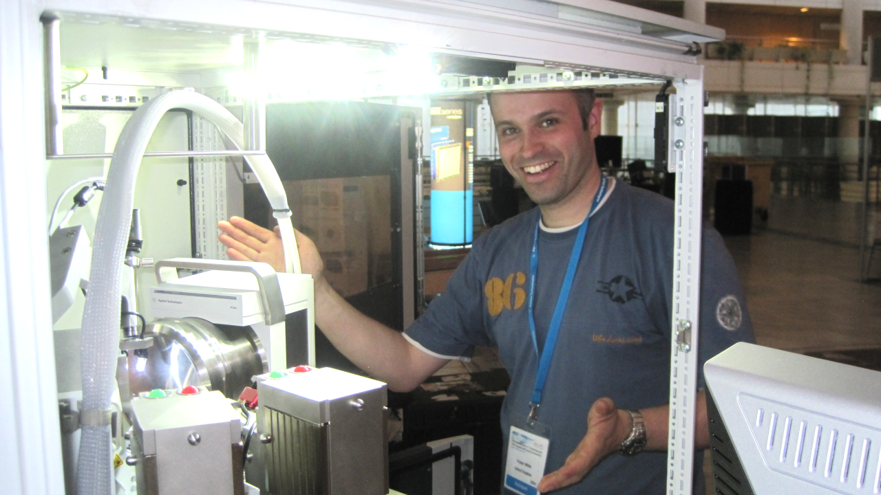 Setup at the IUCr in Madrid in 2011