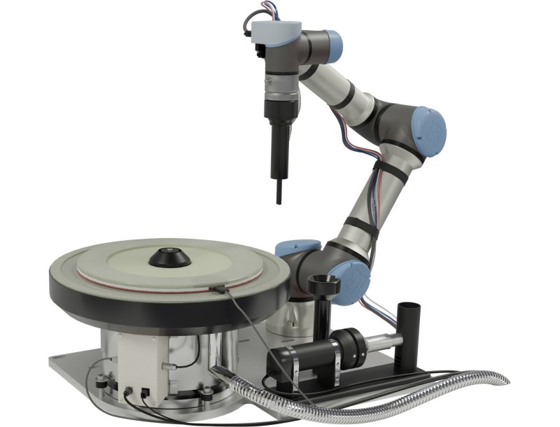 ACTOR 2 robot with sample container