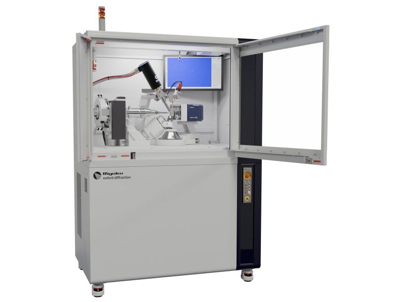 XtaLAB-Synergy-DW with HyPix Arc-150 full cabinet doors open