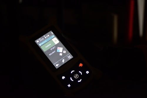 Icon-X in dark environment