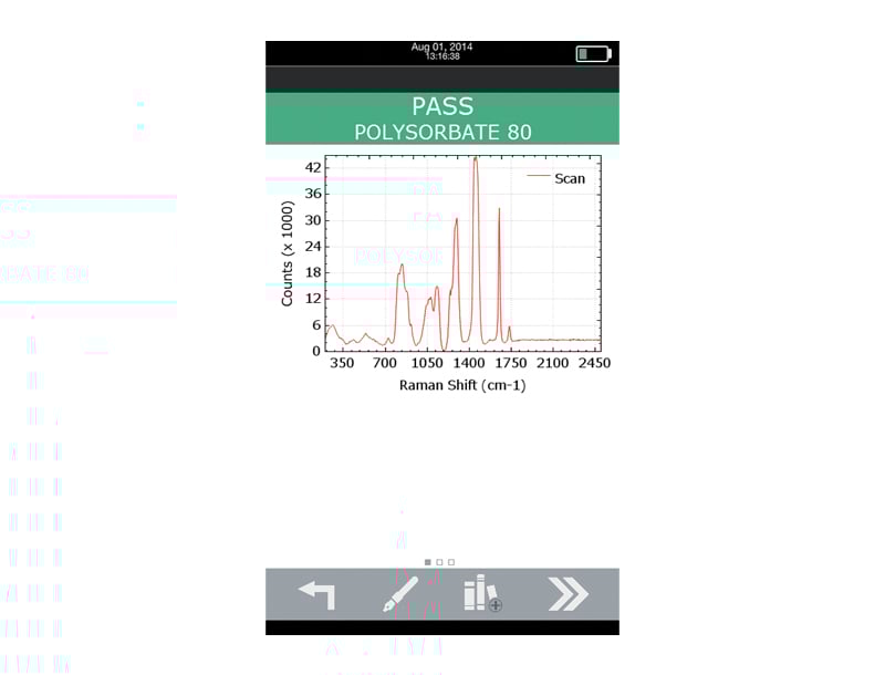Progeny Polysorbate 80 software screen