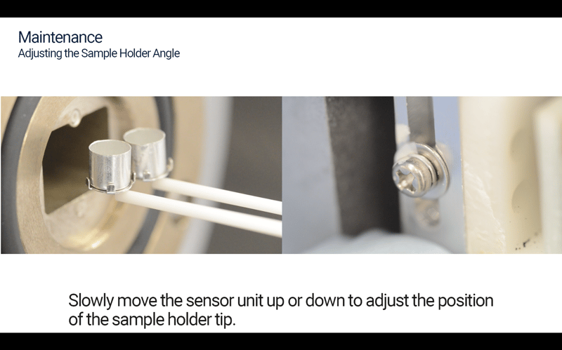 STAvesta_Adjusting the sample holder angle_RE