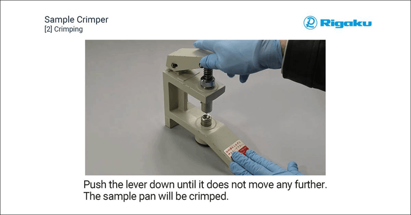 Sample crimper