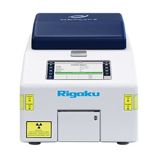Rigaku NEX QC II Series, benchtop EDXRF elemental analyzers.