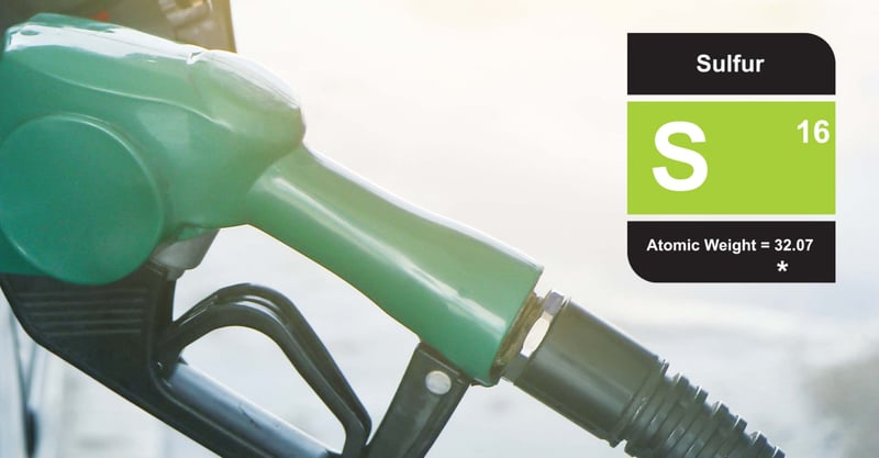 Diesel fuel pump with element of interest: Sulfur. Read EDXRF App Note 1272 - NEX QC+ - Analysis of ULSD and Gasoline.