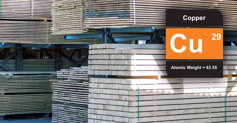 Wood products with element of interest, Cu. Read App Note 1337 - NEX OL - On-line Measurement of Cu Wood Treatment.