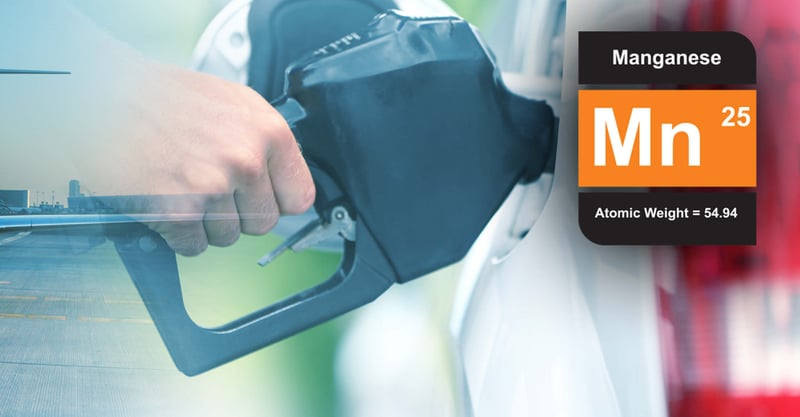 Fuel pump with element of interest: Manganese. Read EDXRF App Note 1760 - NEX QC+ - Manganese in Gasoline. 