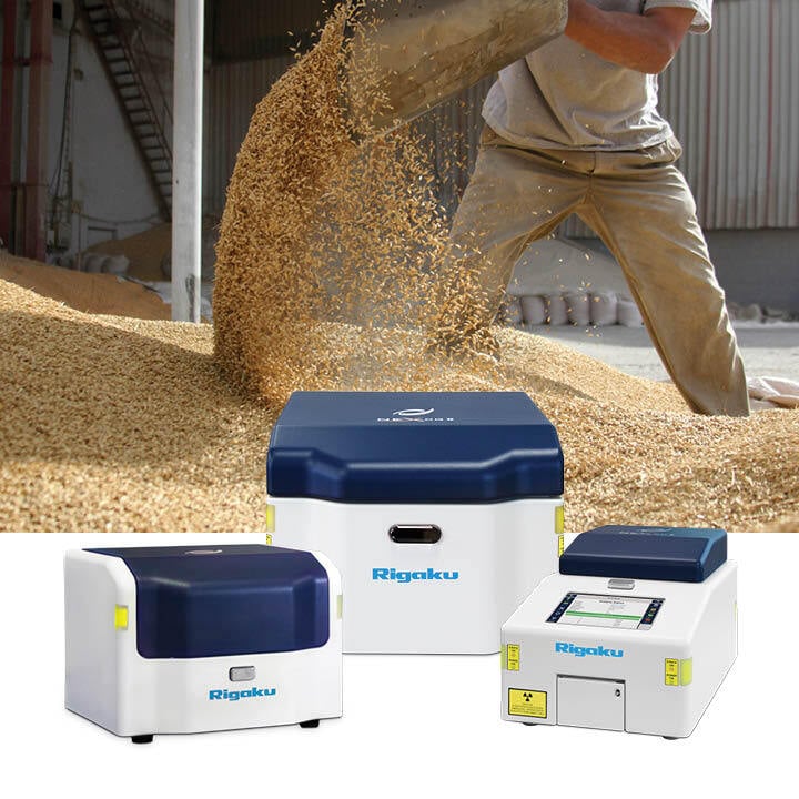 Animal feed with NEX Series EDXRF elemental analyzers for analysis of premixes, finished feeds, and silages.