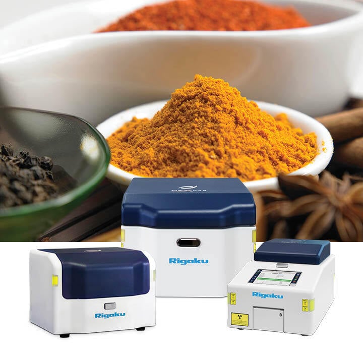 Food samples with NEX Series benchtop EDXRF elemental analyzers for the elemental analysis of food.