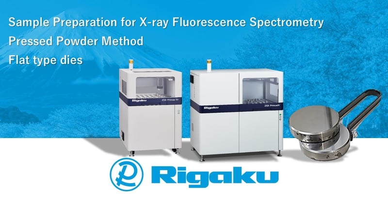 Pressed Powder Method (Flat type dies)