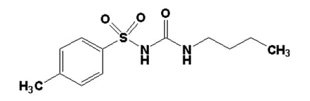 B-SCX1014_fig1_トルブタミドの分子構造