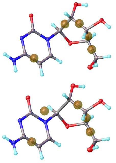 SMX036 Figure 3 Refined structure of cytidine