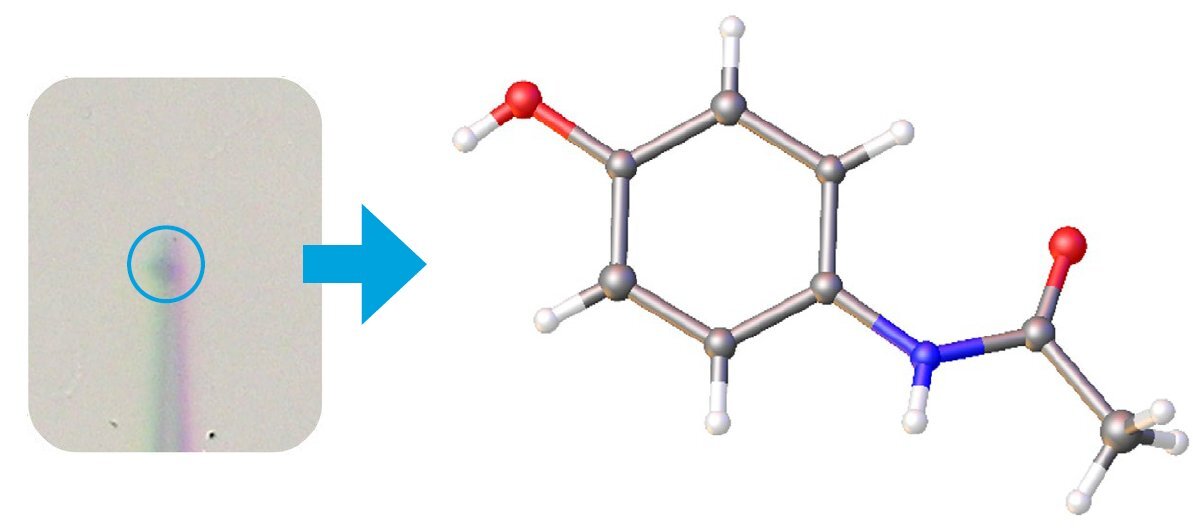 PHARM002 - Figure 1 - Microcrystal and crystal structure of cyclosporin A