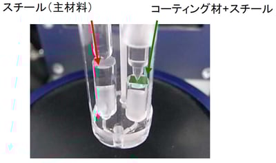 130℃にて70Vを任意時間印加した際のMLCCのTSC