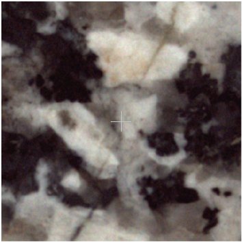 XRF1084 Figure 2 Captured digital image of the granitic rock sample