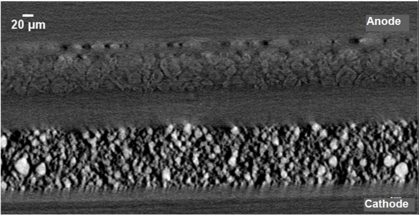 X線CT　断層画像　1.08 μm/voxel
