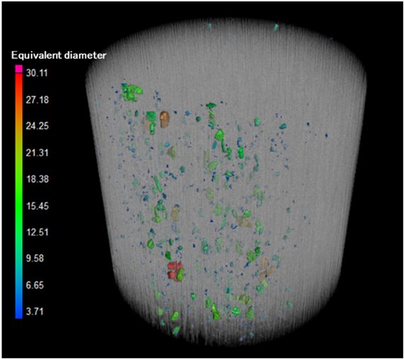 B-XRI1004 Figure 2 A CT volume rendering image of CFRP