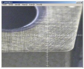 B-XRD1044 Figure 1 Observed image of measurement site on carbide tool 