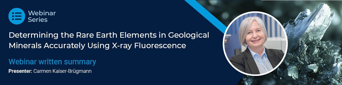 Determining the Rare Earth Elements in Geological Minerals Accurately Using X-ray Fluorescence Determining the Rare Earth Elements in Geological Minerals Accurately Using X-ray Fluorescence