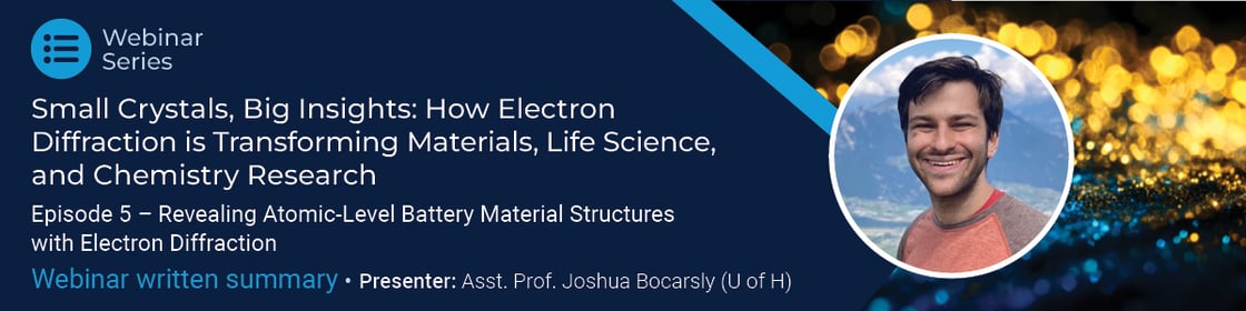 Banner for Webinar Small Crystals, Big Insights