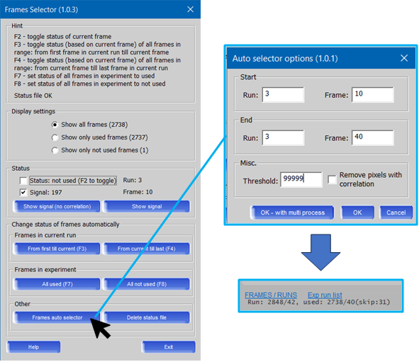 CrysAlisPro Tip: Run & Frame Selector Tool
