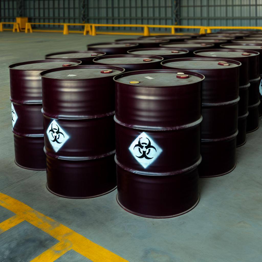 barrels of chemicals