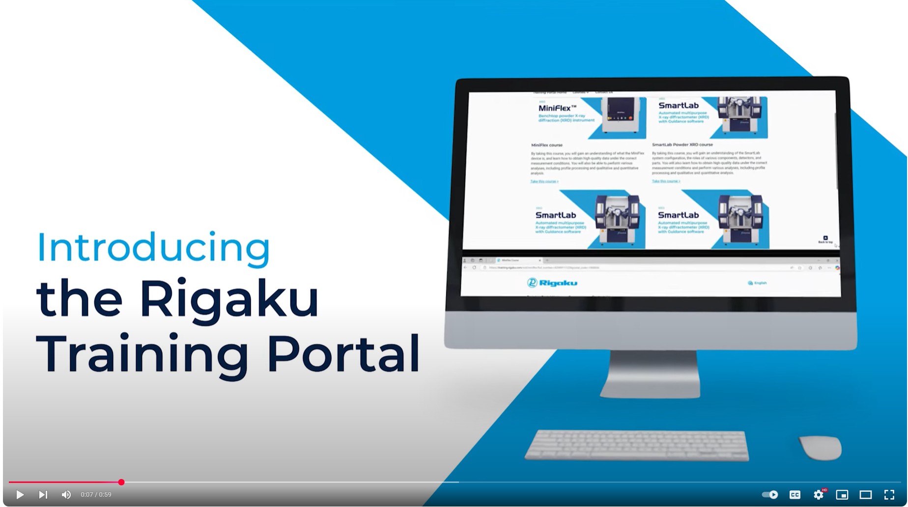 Screenshot Training Portal