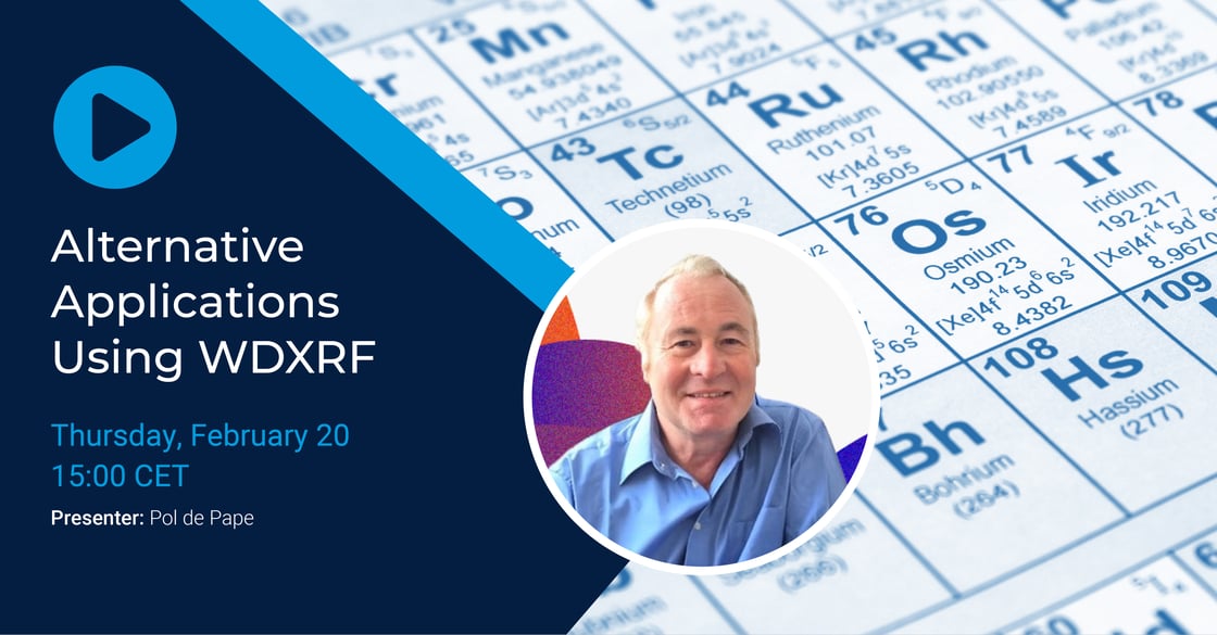 Alternative Applications Using WDXRF Webinar