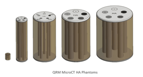calcium hydroxyapatite (CaHA) phantoms