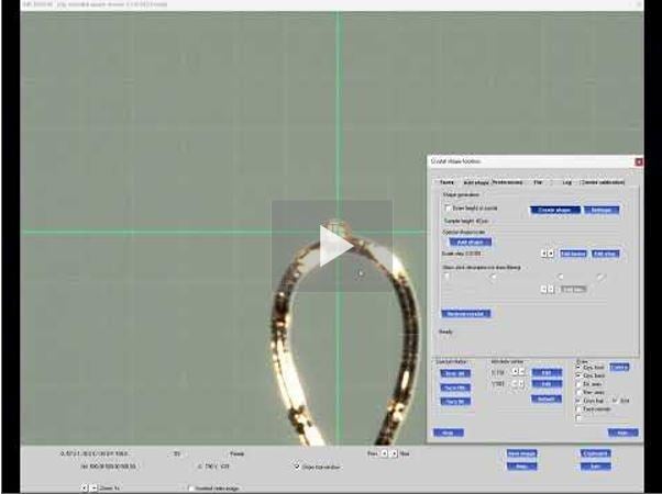 video with play button