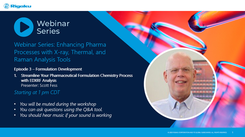 Webinar Series: Enhancing Pharma Processes - Episode 3 Formulation Development