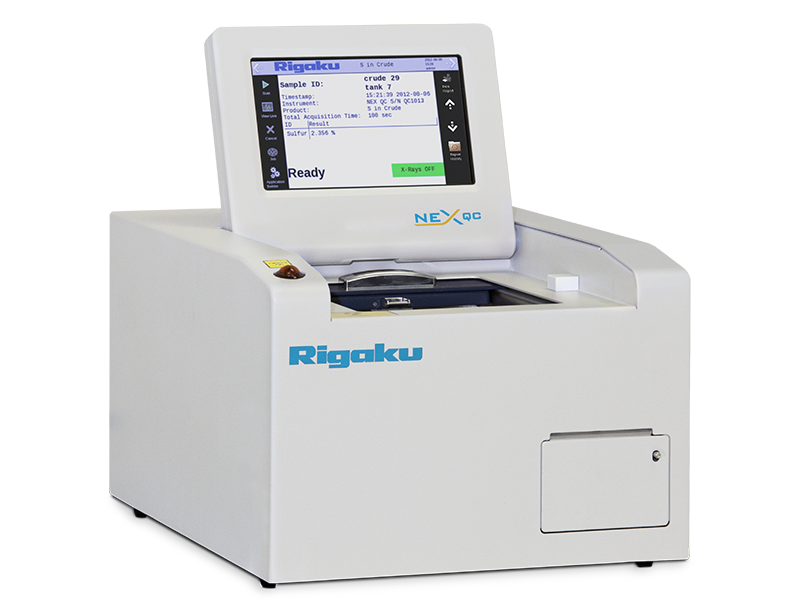 Rigaku NEX QC Series, benchtop EDXRF elemental analyzers.