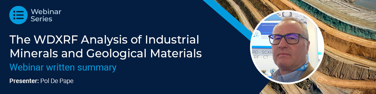 The WDXRF Analysis of Industrial Minerals and Geological Materials