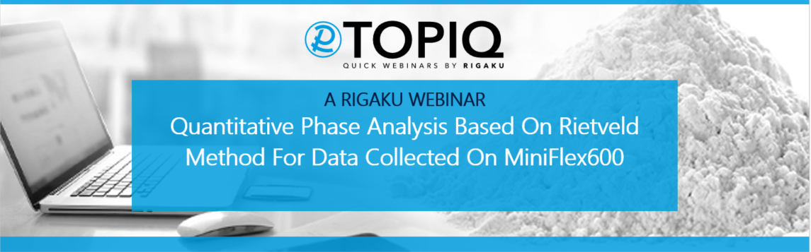TOPIQ | Quantitative phase analysis based on Rietveld method for data collected on MiniFlex600