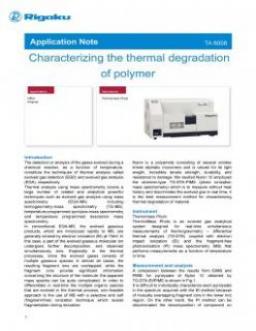 TA-6008: Characterizing the thermal degradation of polymer