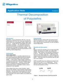 TA-6018: Thermal decomposition of polyolefins